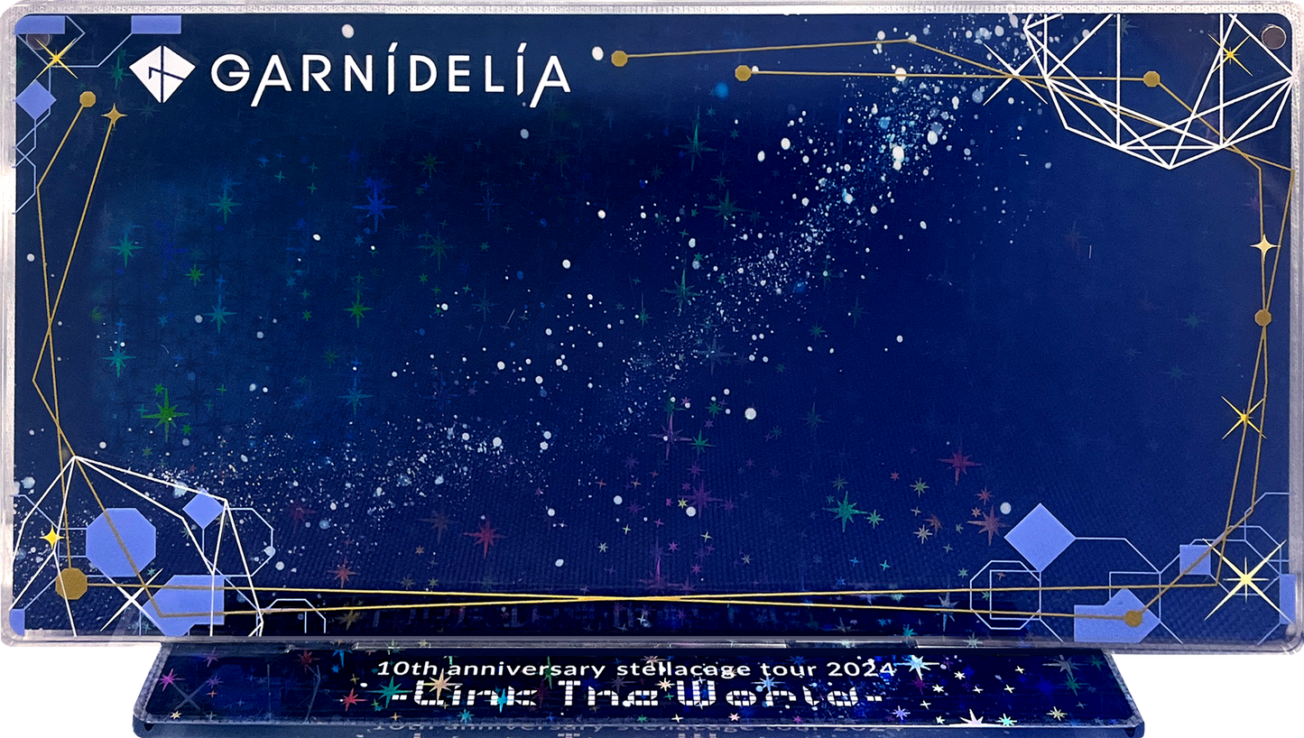 GARNiDELiA 10th anniversary stellacage tour 2024 -Link The World- Ticket Acrylic Stand