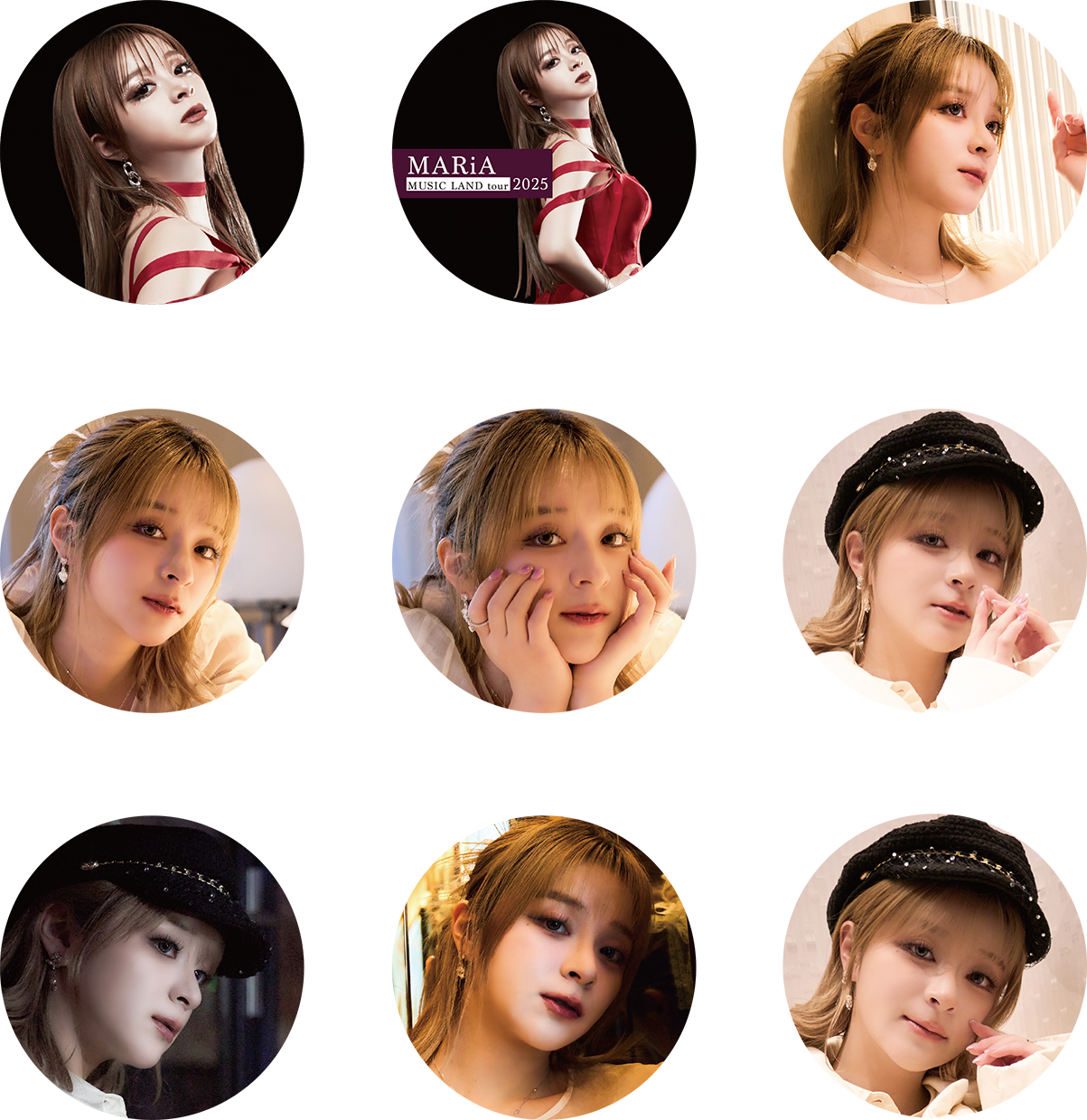 MARiA MUSIC LAND tour 2025 ランダム缶バッジ