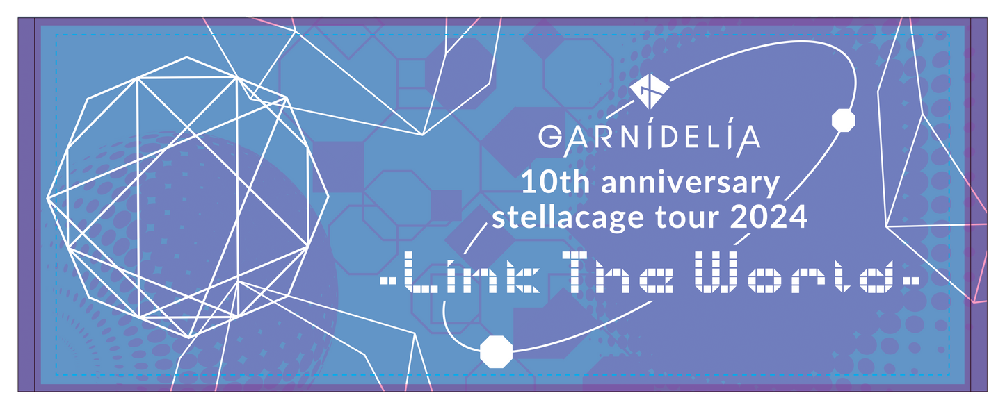 GARNiDELiA 10th anniversary stellacage tour 2024 -Link The World- Face Towel